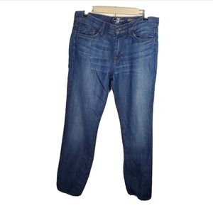 7 for all mankind slimmy mens jeans 33x31 Dark blu